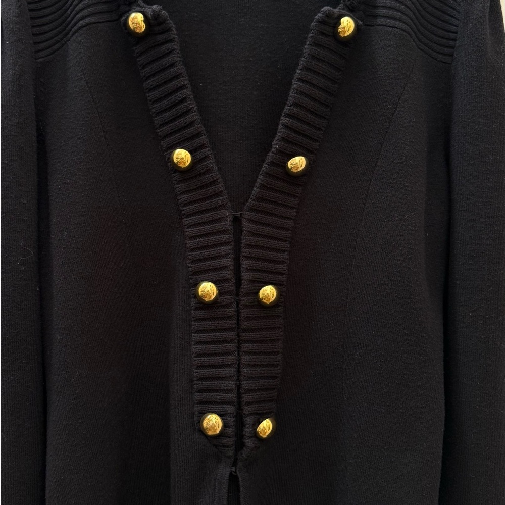 INC Women's Black Sweater Blazer